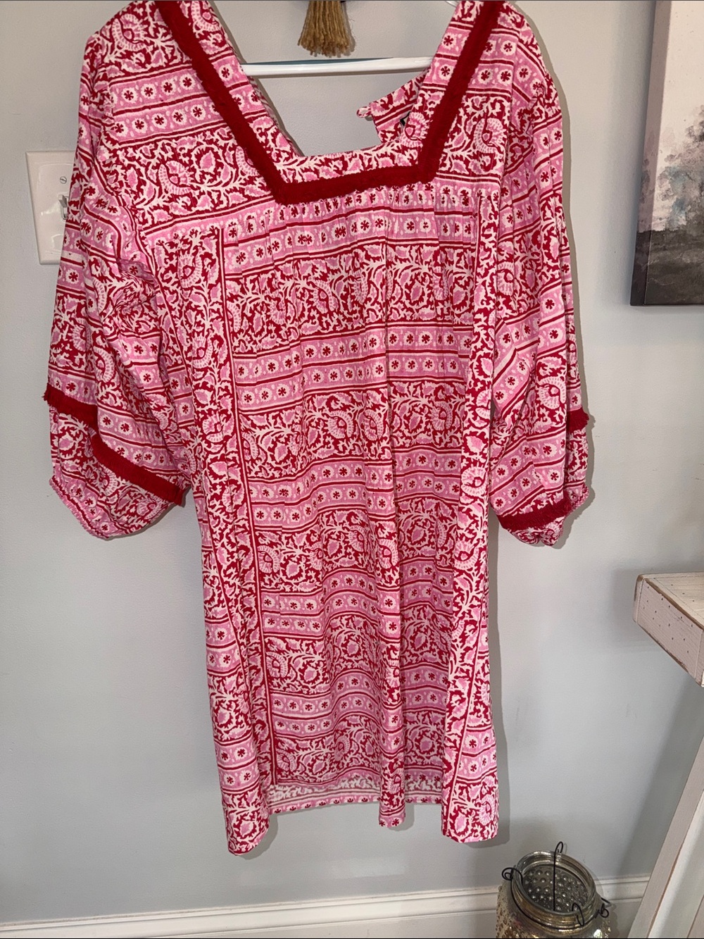 ⭐️NWT Tuckernuck Pink City Prints Candy Daisy Rah Rah Dress⭐️ - Picture 4 of 8